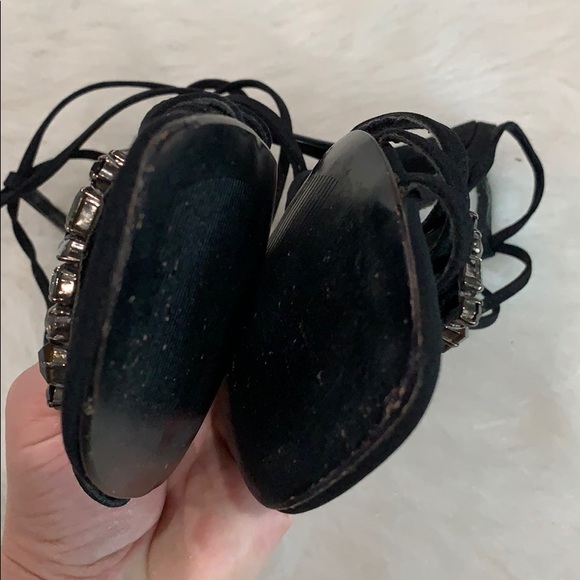 Stuart Weitzman | wrap up strappy rhinestone heel - Picture 13 of 14